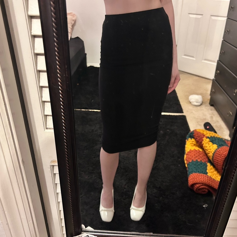 Naked Wardrobe Black Pencil Skirt